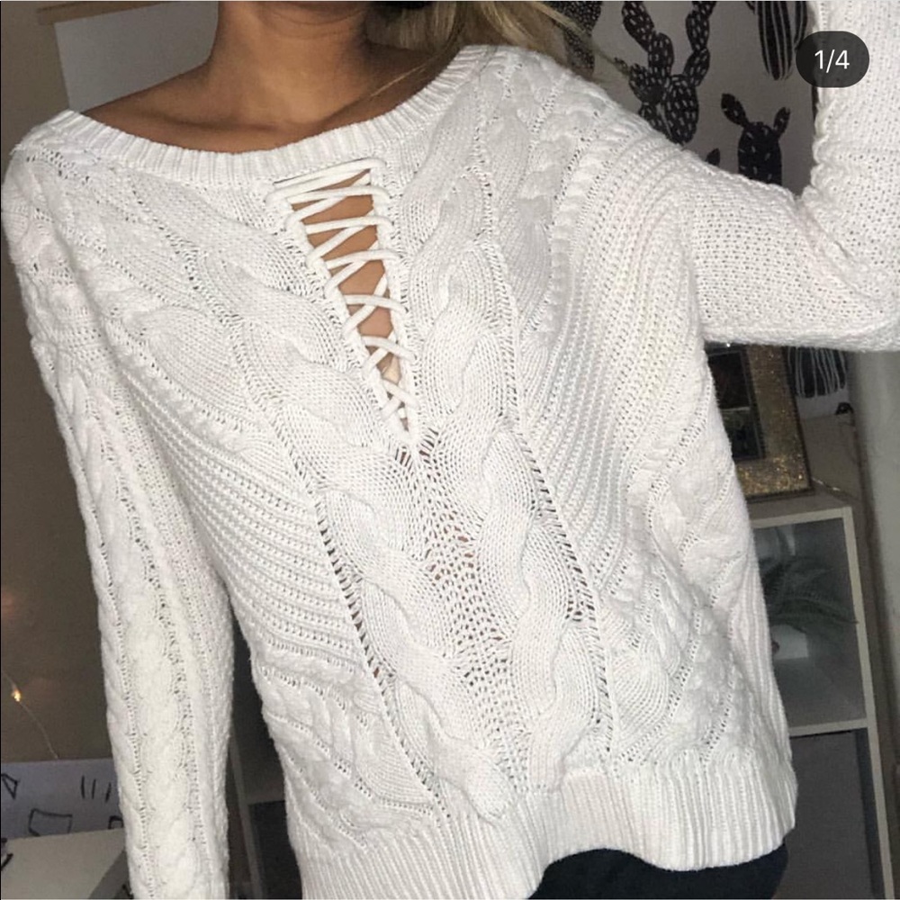 FLASH SALE Express Cable Knit Sweater